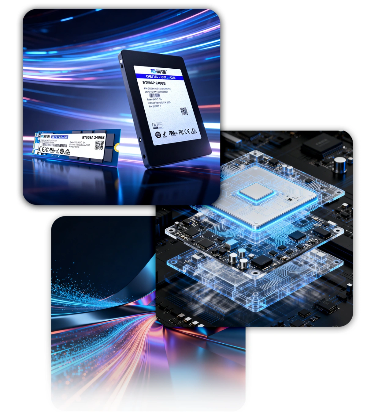 BT508 capacity and form factors